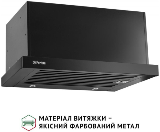 Витяжка телескопічна Perfelli ISEO 6PMF NERO - 10