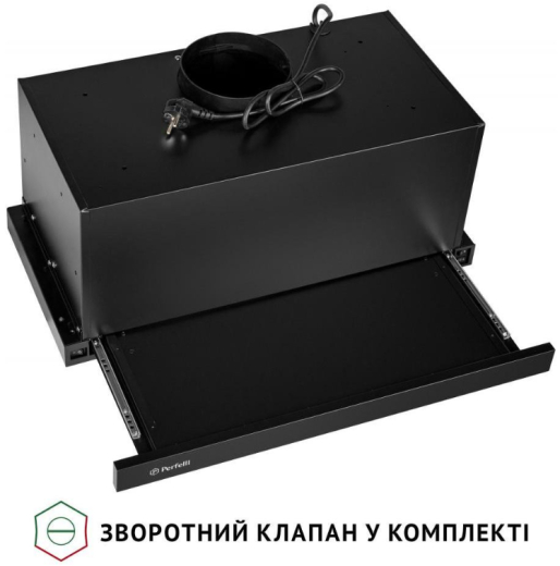 Витяжка телескопічна Perfelli ISEO 6PMF NERO - 4
