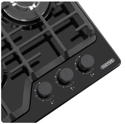 Газовая варочная поверхность Eleyus MAGENTA 45 BL CTF - 3