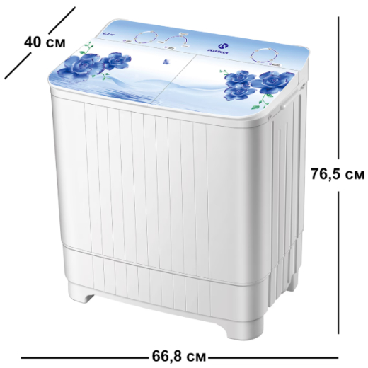 Пральна машина напівавтомат INTERLUX ISWM-2162B - 3