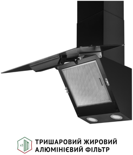 Вытяжка декоративная Perfelli VICCO 5HSR NERO - 5