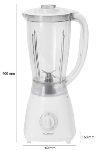Блендер стаціонарний Bomann UM 378 CB - 2