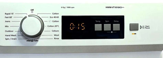 Стиральная машина HEINNER HWM-VT1610KD++ - 2