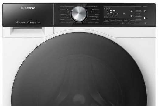 Стиральная машина HISENSE WF5S7041BW/UA - 4