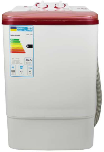 Стиральная машина полуавтомат MILANO FWM-40 PA RED - 1