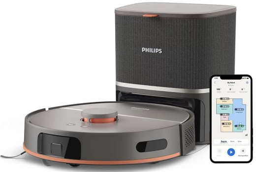 Робот-пилосос з вологим прибиранням Philips HomeRun Series 5000 XU5100/10 - 3
