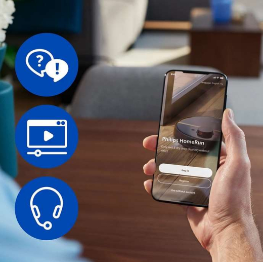 Робот-пилосос з вологим прибиранням Philips HomeRun Series 5000 XU5100/10 - 5