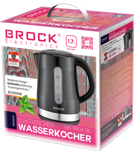 Электрочайник BROCK WK 9904 BK - 2