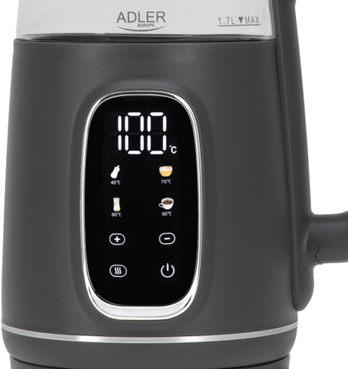 Електрочайник  Adler AD 1305 grey - 4
