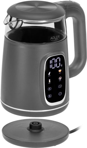 Електрочайник  Adler AD 1305 grey - 5