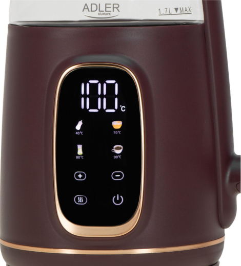 Электрочайник  Adler AD 1305 burgundy - 2