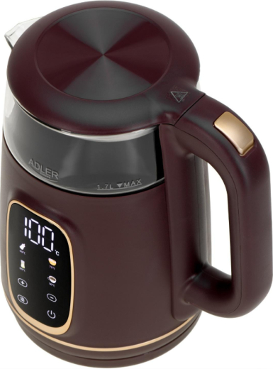 Электрочайник  Adler AD 1305 burgundy - 4