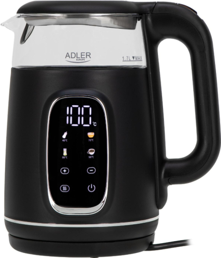Електрочайник  Adler AD 1305 black/silver - 1