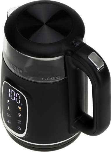 Електрочайник  Adler AD 1305 black/silver - 2