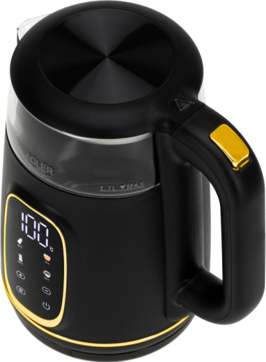 Электрочайник  Adler AD 1305 black/gold - 3