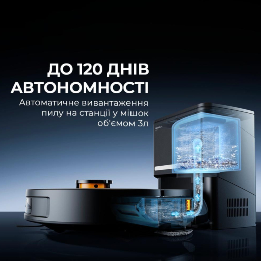 Робот-пылесос с влажной уборкой Deerma S30 (DEM-S30) - 10