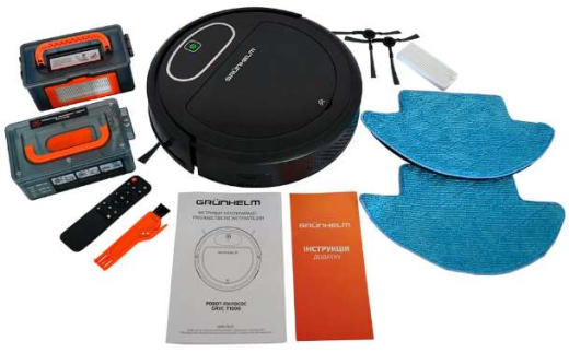Робот-пилосос з вологим прибиранням Grunhelm GRVC-T1000 - 6