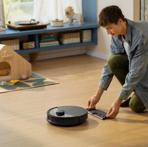 Робот-пилосос з вологим прибиранням RoboRock Q10 VF Black - 14