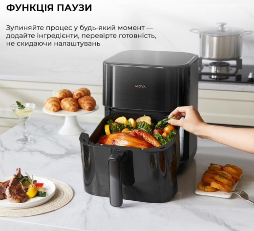 Мультипечь Mova FD10 Pro Black VFF12A-BL - 3