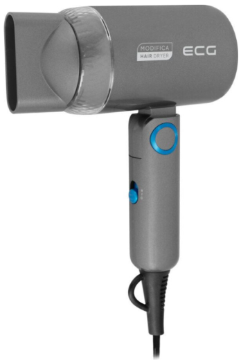 Фен дорожній (зі складною ручкою) ECG Modifica Grigio Piccolo - 1
