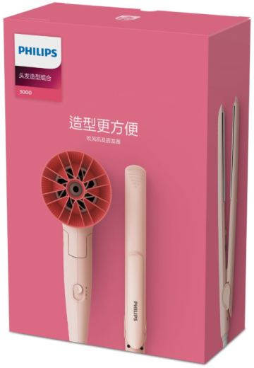 Фен дорожній + Стайлер (випрямляч) Philips BHP398/00 - 5