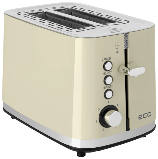 Тостер ECG ST 2766 Vintage Vanilla - 1