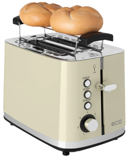 Тостер ECG ST 2766 Vintage Vanilla - 7