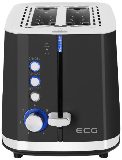 Тостер ECG ST 2768 Timber Black - 3