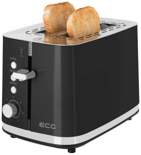 Тостер ECG ST 2768 Timber Black - 6