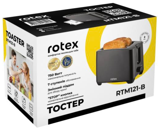 Тостер ROTEX RTM121-В - 5