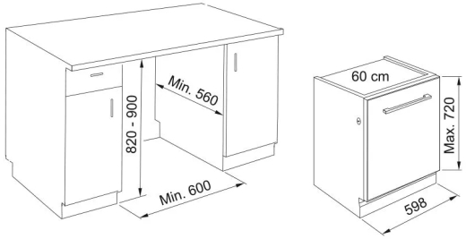 Встраиваемая посудомоечная машина Franke FDW 614 E5P E (117.0694.396) - 4