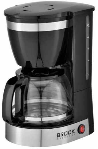Крапельна кавоварка BROCK CM 1255 BK - 1