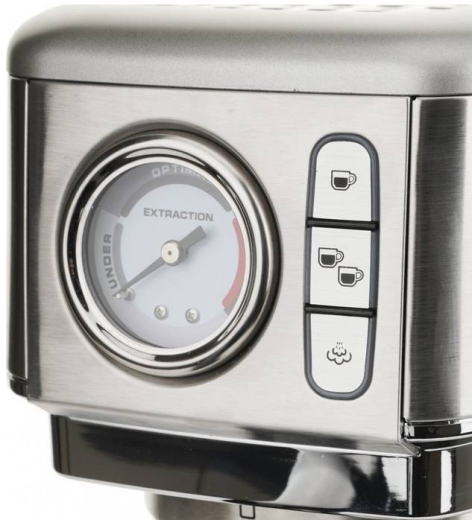 Ріжкова кавоварка еспресо Ariete 1381 Silver (00M138110AR0) - 5