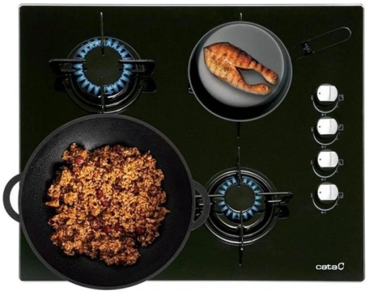 Газова варильна поверхня Cata CHI 6031 BK (08041502) - 3