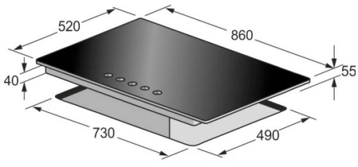 Газова варильна поверхня KAISER KCG 9386 Turbo - 2