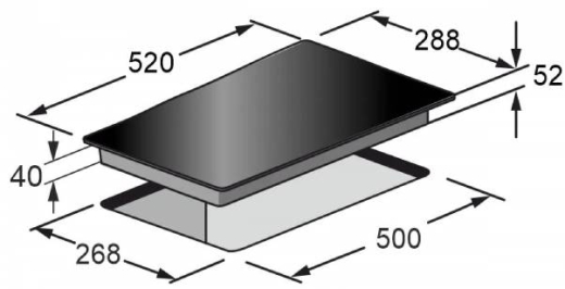 Електрична варильна поверхня KAISER KCT 3721 FW - 3