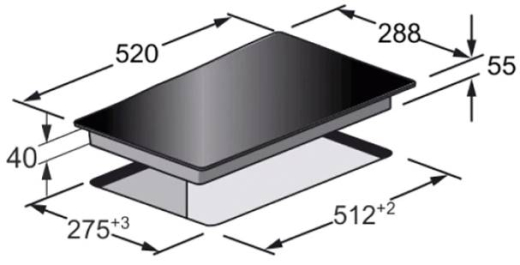 Електрична варильна поверхня KAISER KCT 3726 FI W - 2
