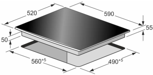 Електрична варильна поверхня KAISER KCT 6705 I Herd - 2