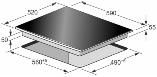 Електрична варильна поверхня KAISER KCT 6745 FI ElfAD - 3