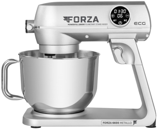 Кухонна машина ECG FORZA 6600 Metallo Argento - 1