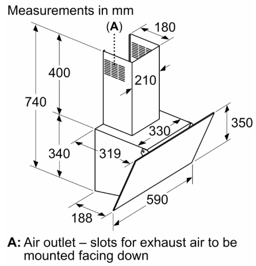 Витяжка похила Bosch DWK63PJ20T - 5