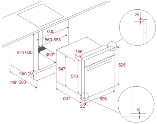 Духовка електрична Teka HLB 85 P BM Maestro Pizza (111000056) - 6