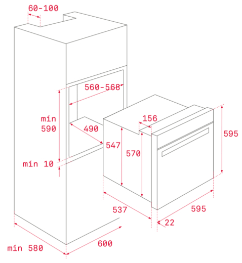 Духовка електрична Teka HRB 6300 AT (111010010) - 5