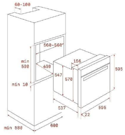 Духовка електрична Teka HRB 6400 AT (111010014) - 7