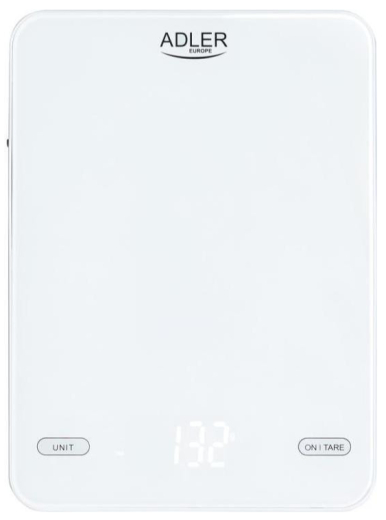 Весы кухонные электронные Adler AD 3177 white - 3
