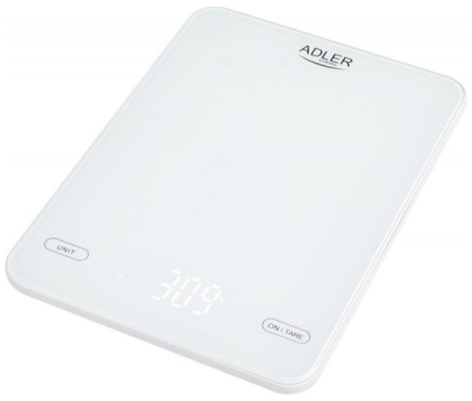 Весы кухонные электронные Adler AD 3177 white - 4