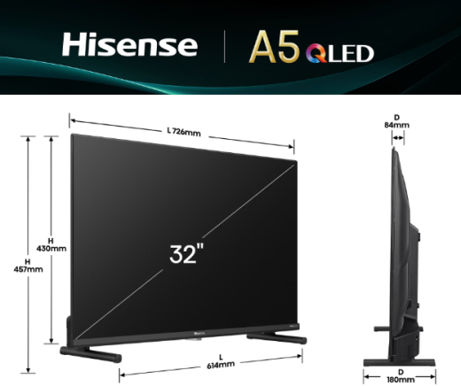 Телевізор HISENSE 32A5Q - 5
