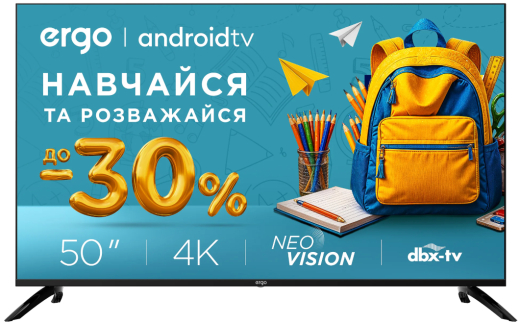 Телевізор ERGO 50GUS6500 - 5