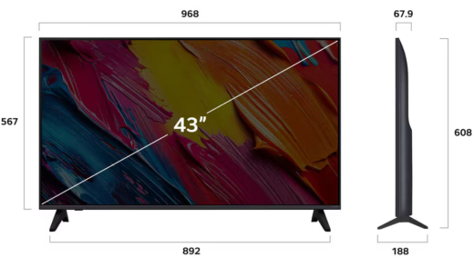 Телевизор LG 43QNED70A6A - 4