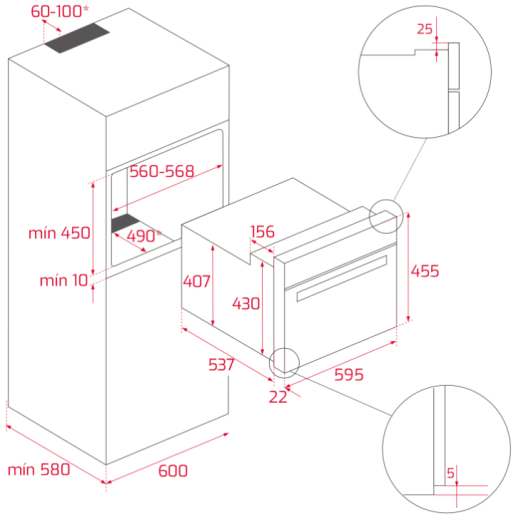 Духовка електрична Teka HLC 844 C WH (40587612) - 3